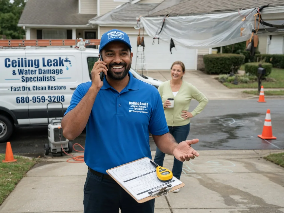 Ceiling Leak Cleanup Roswell, NM FAQs